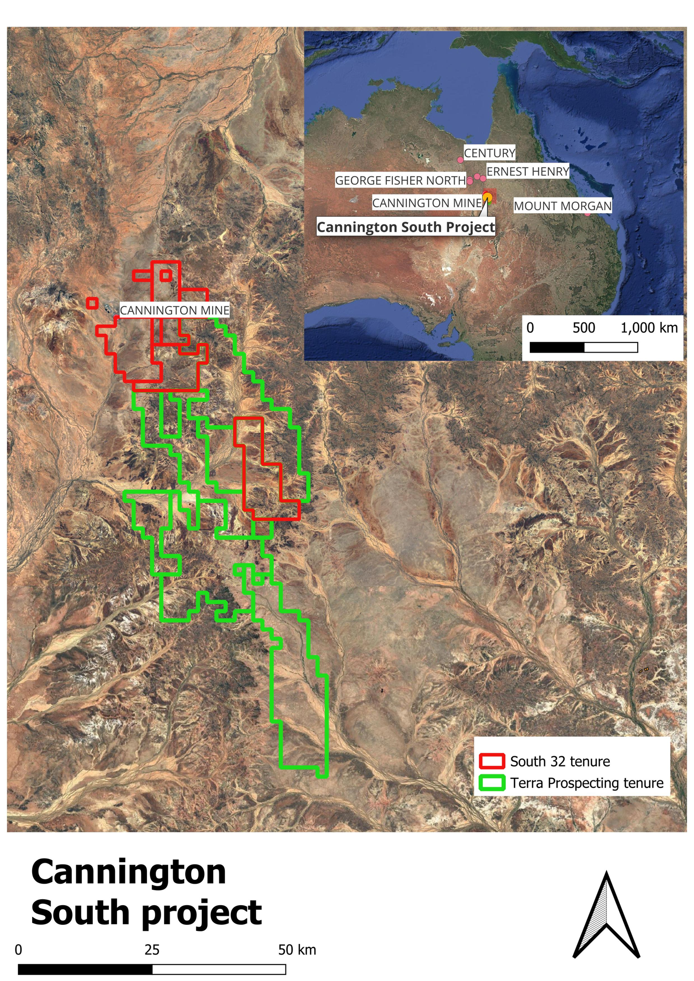 Cannington project overview map