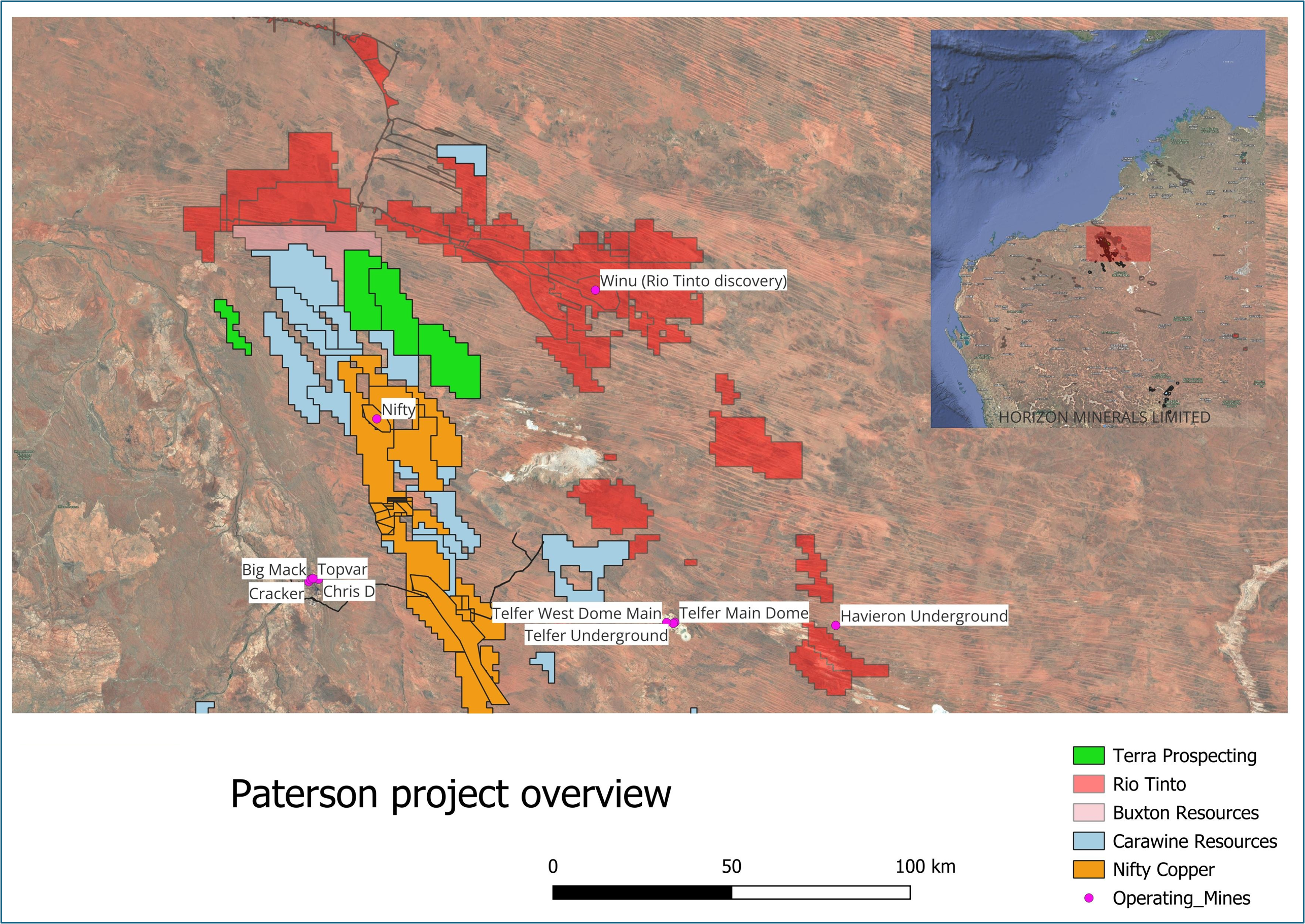 Paterson project overview map